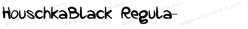 HouschkaBlack Regula字体转换